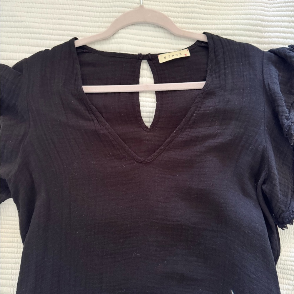 Stark Black Midi Dress for Women